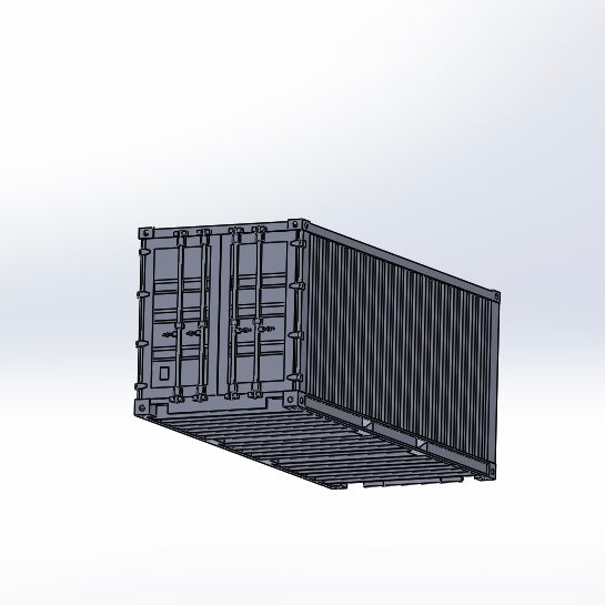 Archivo Digital - STL Contenedor Marítimo Armable